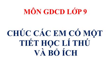 Bài giảng Giáo dục công dân Lớp 9 - Tiết 25+26, Bài 16: Quyền tham gia quản lý nhà nước quản lý xã hội của công dân