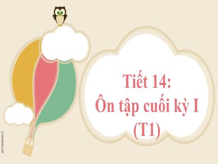 Bài giảng Vật lí Lớp 9 - Tiết 14: Ôn tập cuối kì 1 (Tiết 1)